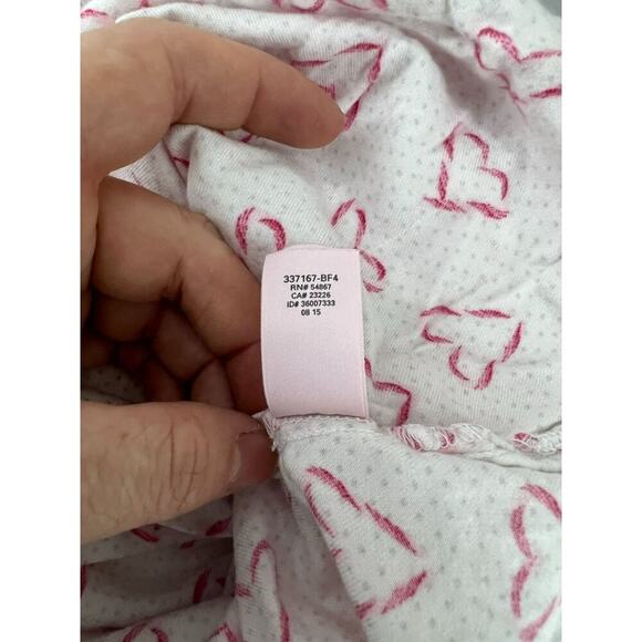 Victoria's Secret After Hours Candy Cane Hearts Pajama Top Womens Size Small - Picture 5 of 6
